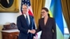 Міністерка фінансів Юлія Свириденко і міністр фінансів США Скотт Бессент у Вашингтоні у травні цього року
