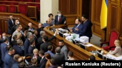 Украин парламентиндеги кызуу талкуу, 23-сентябрь 2021-жыл.