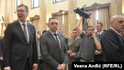 Aleksandar Vučić i Aleksandar Vulin