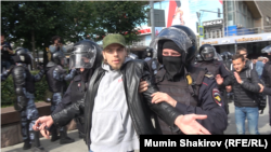 Москва, Пушкинская площадь, 3 августа 2019 года.