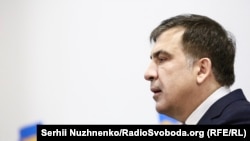 Лидер украинской оппозиционной партии "Рух новых сил" Михаил Саакашвили, бывший президент Грузии и бывший губернатор Одесской области. Киев, 5 января 2018 года.