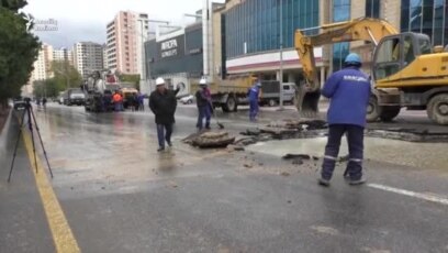 'Bir də gördüz Bakıda binalar da çökdü'