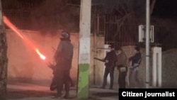 تصویری از شلیک نیروهای امنیتی به معترضان در گرگان، جمعه ۱۹ دی