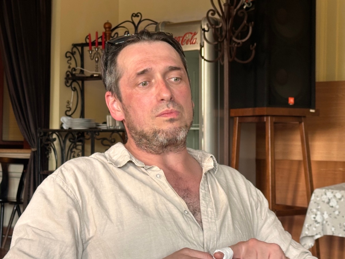 Actor, director, and Ukrainian Armed Forces serviceman Andriy Snitsarchuk.