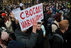 Акция в поддержку Навального в Санкт-Петербурге, 21 апреля 2021 года