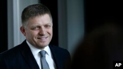 Liderul Smer-SD, fostul premier Robert Fico. Partidul lui conduce în sondajele de opinie dinaintea alegerilor anticipate din Slovacia. 