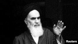 Аятолла Хомейни, лидер Исламской революции 1979 года в Иране