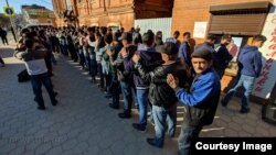 Uzbekistan/Russia-Raids against illegal migrants in Tula, 23.10.2018