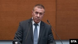 Мирослав Рашков по време на изслушването си в парламента, 25 февруари 2026 г.