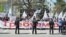 La un protest al Ligii Tinerilor Ruși la Chișinău