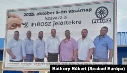 A Firosz informatív plakátja a jelöltek gúnyneveivel, úgy, ahogy mindenki ismeri őket