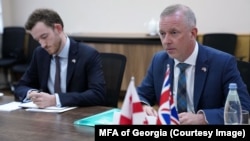 Посол Британії в Грузії Гарет Уорд на зустрічі з головою МЗС Грузії