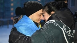 Emotional Scenes As Ukrainian Soldiers Return Home After Prisoner Exchange