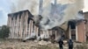 A Russian military strike hit the Slovyansk thermal power station in the Donetsk region on September 18.