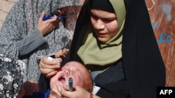 Əfqanıstan rəsmiləri poliomelit epidemiyası ilə mübarizə aparmaq üçün peyvənd kampanyası aparır