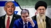 Ilustracija, premijer Izraela Benjamin Netanjahu, predsednik Srbije Aleksandar Vučić i iranski vrhovni vođa, ajatolah Ali Hamnei. 