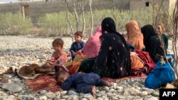 آوارگان حملات اخیر پاکستان در تورخم در شرق افغانستان