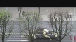 У Менск увайшла вайсковая тэхніка