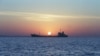 Iran -- An Iranian water storage tanker sails off the coast of Qeshm Island 14 February 2001 in the Strait of Hormuz, one of the world's most important waterways. (FILM) AFP PHOTO/Henghameh FAHIMI / AFP PHOTO / HENGHAMEH FAHIMI