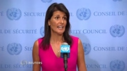 U.S. Ambassador to the United Nations Nikki Haley Speaking On Iran And IAEA