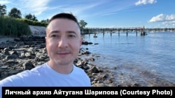 Айтуган Шарипов в штате Род-Айленд (США). Фото из его личного архива