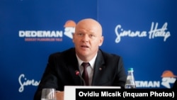 Dragoș Pavăl la un eveniment din iulie 2014.