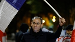 აფგან სადიგოვი აქციაზე თბილისში