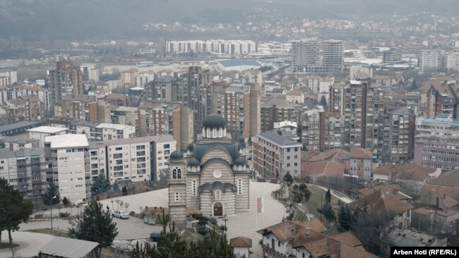 Mitrovica e Veriut, një nga katër komunat në veri të Kosovës, e banuar me shumicë serbe.