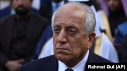 The U.S. special representative for Afghanistan, Zalmay Khalilzad (file photo)