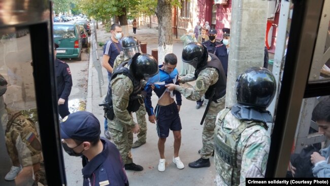 Задержания в Симверополе 4 сентября