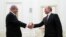 Премиерът на Израел Бенямин Нетаняху и Владимир Путин по време на срещата им в Москва.