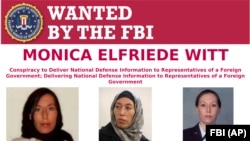 U.S. -- This image provided by the FBI shows part of the wanted poster for Monica Elfriede Witt