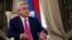 Armenia -- Armenian President Serzh Sarkisian speaks during an interview with Reuters at his office in Yerevan, June 25, 2016