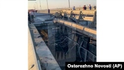 Последствия атаки на Крымский мост
