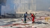 Explosion at the Shahid Rajaee port in Bandar Abbas