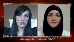 Prva poslanica sa hidžabom u Skupštini Srbije