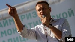 Российский оппозиционный политик Алексей Навальный. 