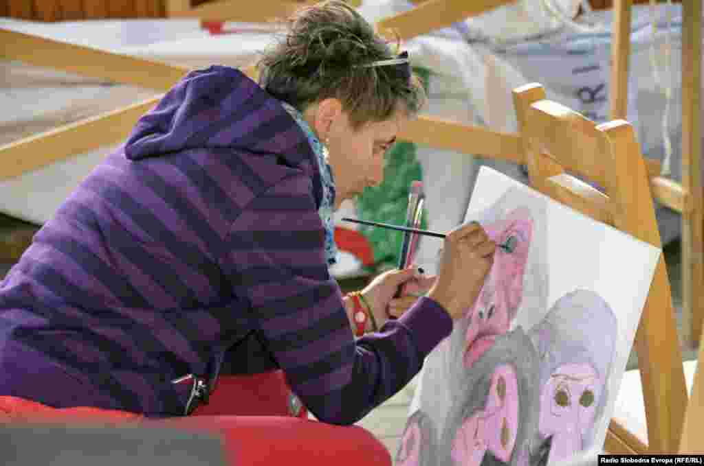 BiH - Likovna kolonija na Vlašiću: Umjetnici ne poznaju granice, 12.09.2011. Foto: RSE / Srećko Stipović 