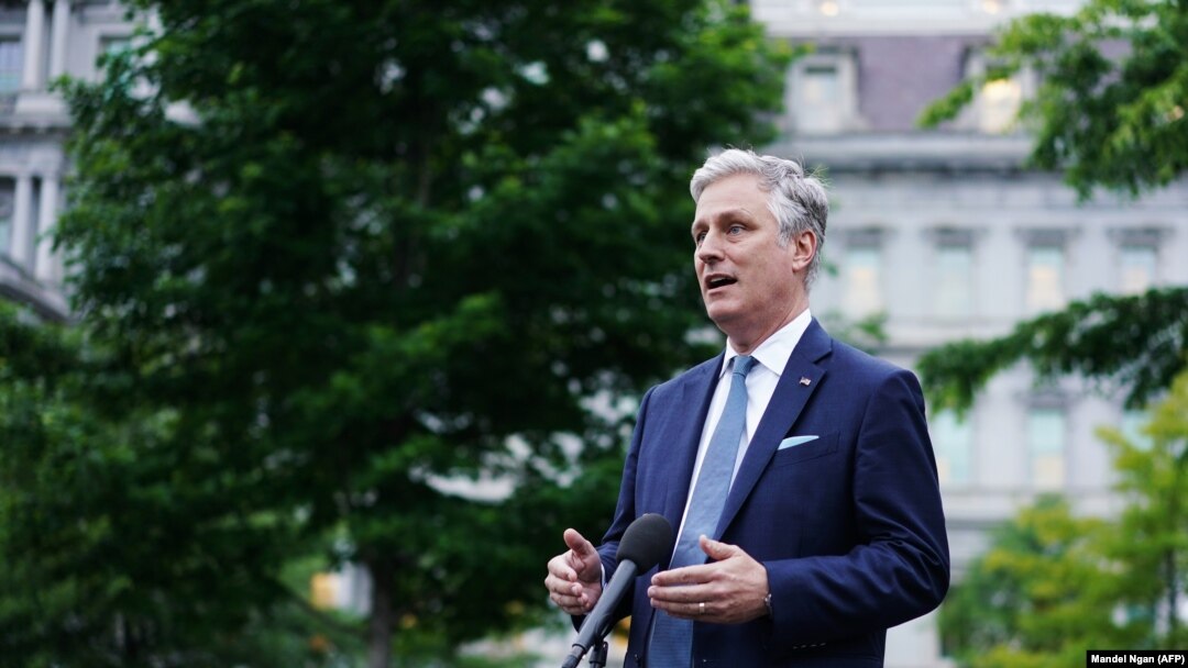 Robert O'Brien, consilierul prezidenţial american pentru siguranţă naţională.