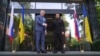 Володимир Зеленський (праворуч) і Роберт Фіцо зустрілися в Ужгороді 5 вересня