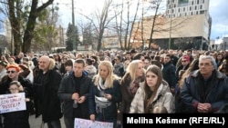 Protest u Sarajevu, 14. februar, 2026.