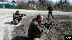 Проросійські сепаратисти біля Широкина, 20 березня 2015 року