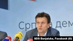 Бранко Блануша, кандидат на опозициската СДС за претседател на Република Српска 