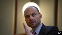 Ish i burgosuri politik rus, Vladimir Kara-Murza. Fotografi nga arkivi. 