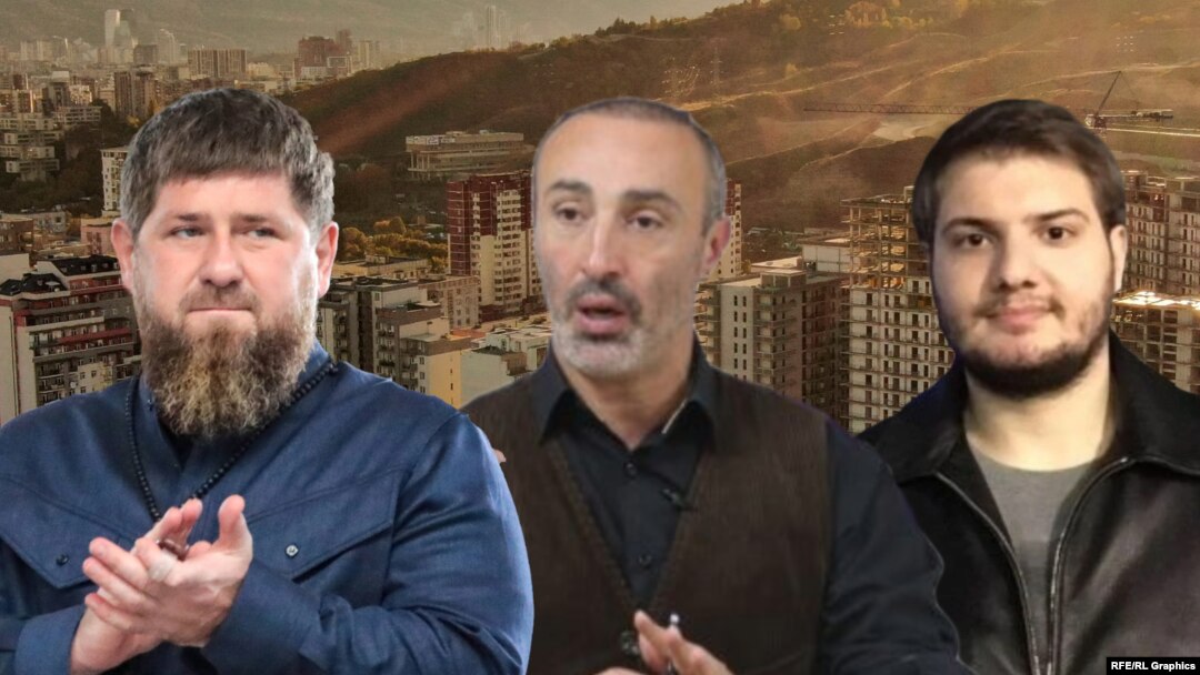 Рамзан Кадыров, Коте Иоселиани и Ута Иванишвили (коллаж)