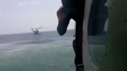 «Sea Breeze» морські прикордонники відпрацьовують безпарашутне десантування з гелікоптеру у відкрите море