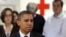 Obama u Crvenom krstu u Vašingtonu nakon udara oluje Sandy