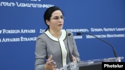 Пресс-секретарь МИД Армении Анна Нагдалян (архив)