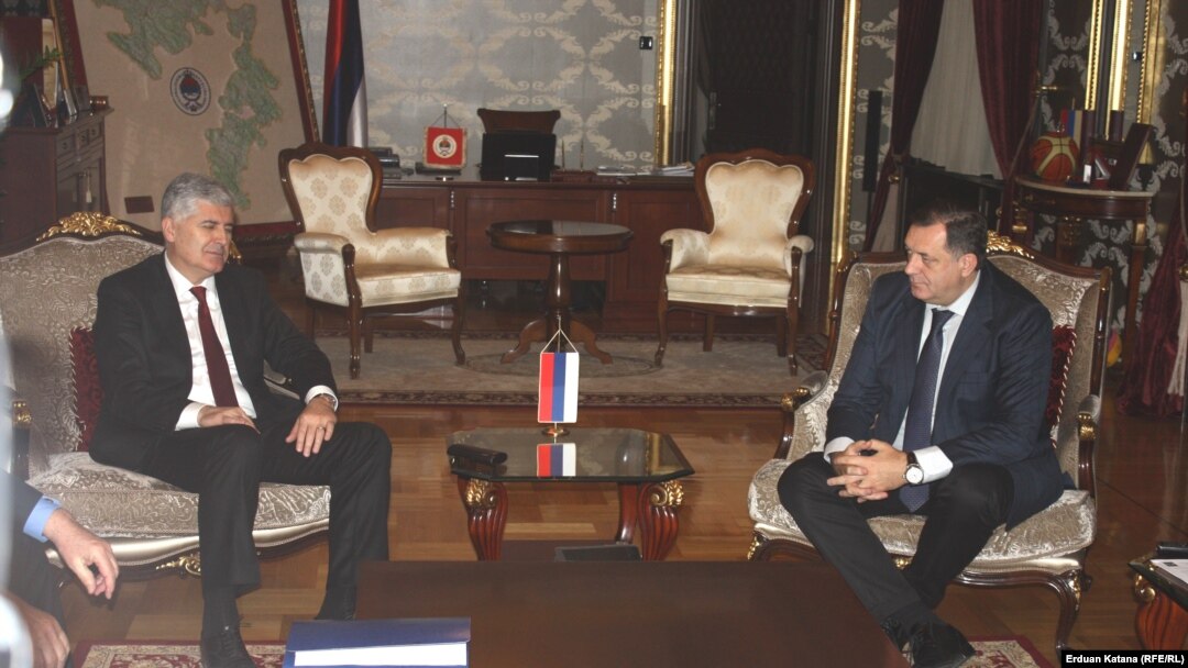 Dragan Čović i Milorad Dodik u Banjaluci, 2014.