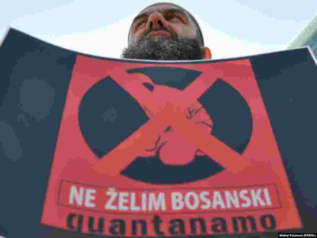 Protest zbog tretmana osoba afro-azijskog porijekla u Imigracionom centru, Sarajevo, 12. mart 2011